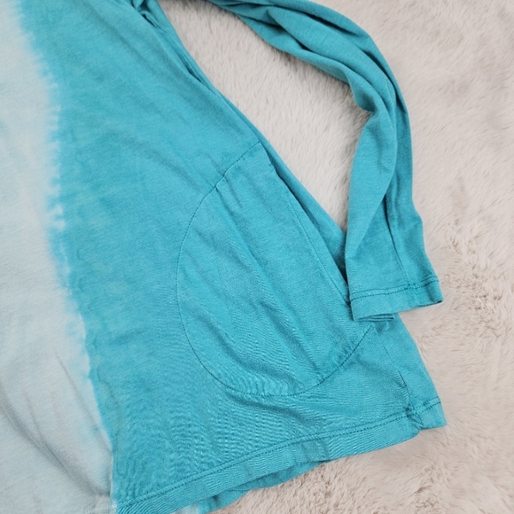 LOGO by Lori Goldstein Fade-Out Tie-Dye Long Sleeve Top US Medium - Picture 6 of 11